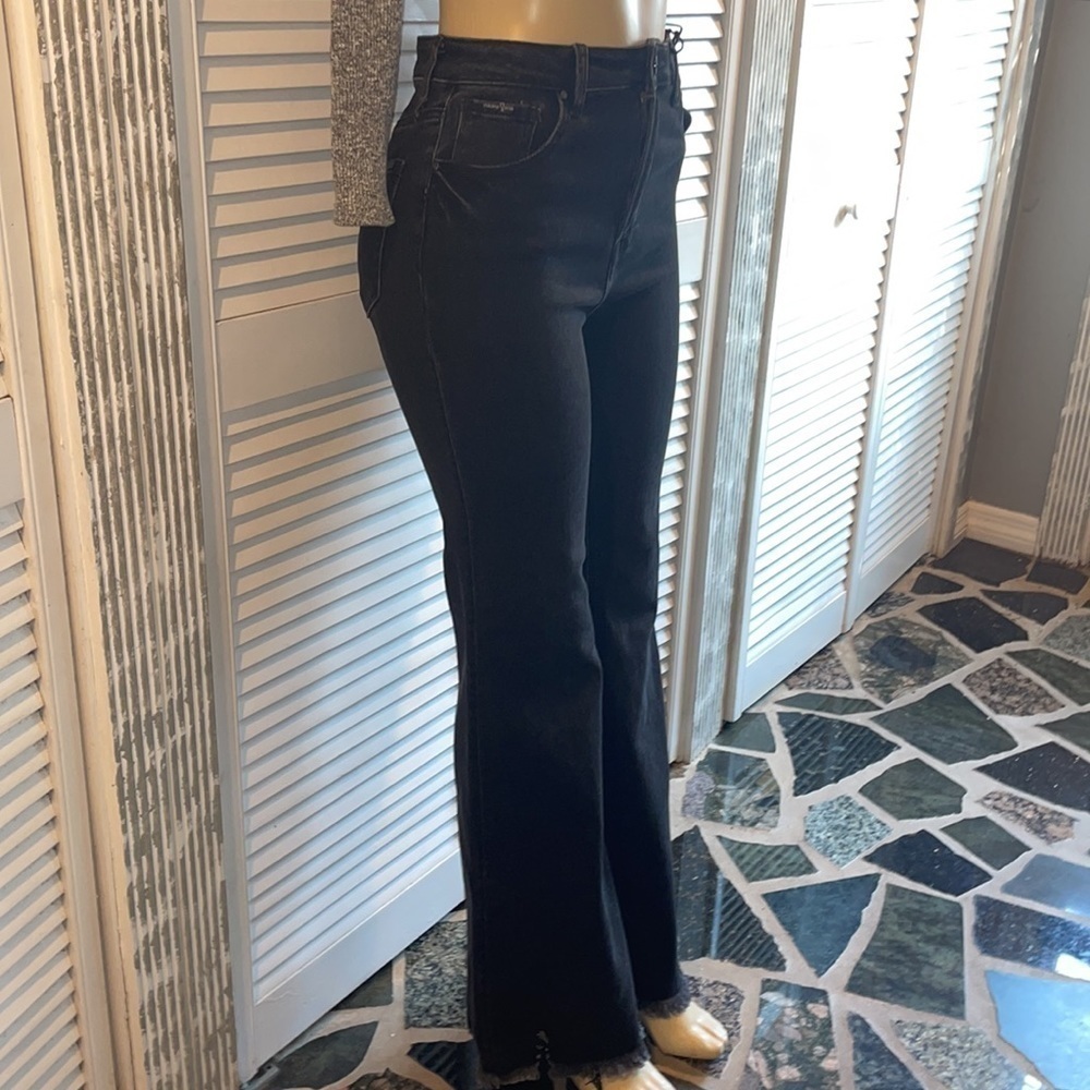 Insane Gene- Revival Black High Rise Super Flare size 11 - Picture 4 of 10